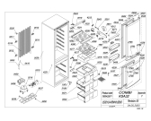 Схема №1 BEKO CS321CA-PBW10 (7500420071) с изображением Дверь для холодильной камеры Beko 4540860100